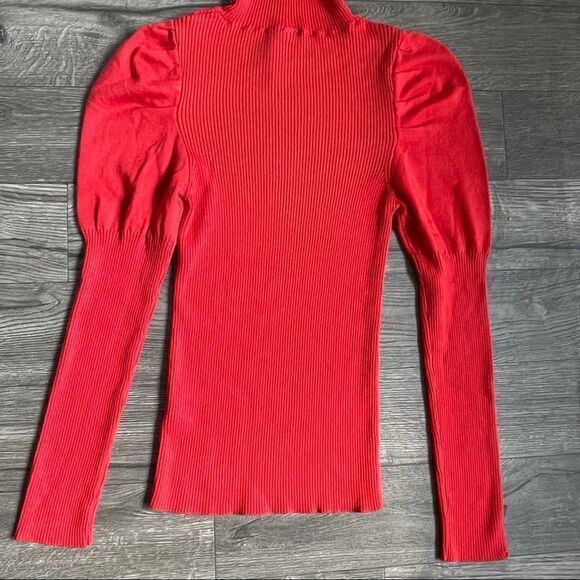 Revolve ANTHROPOLOGIE Cecilia Puff-Sleeved Turtleneck Sweater - Picture 8 of 15